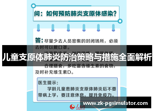 儿童支原体肺炎防治策略与措施全面解析